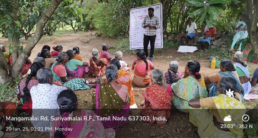 Governement schemes awareness campaign for MGNREGA workers