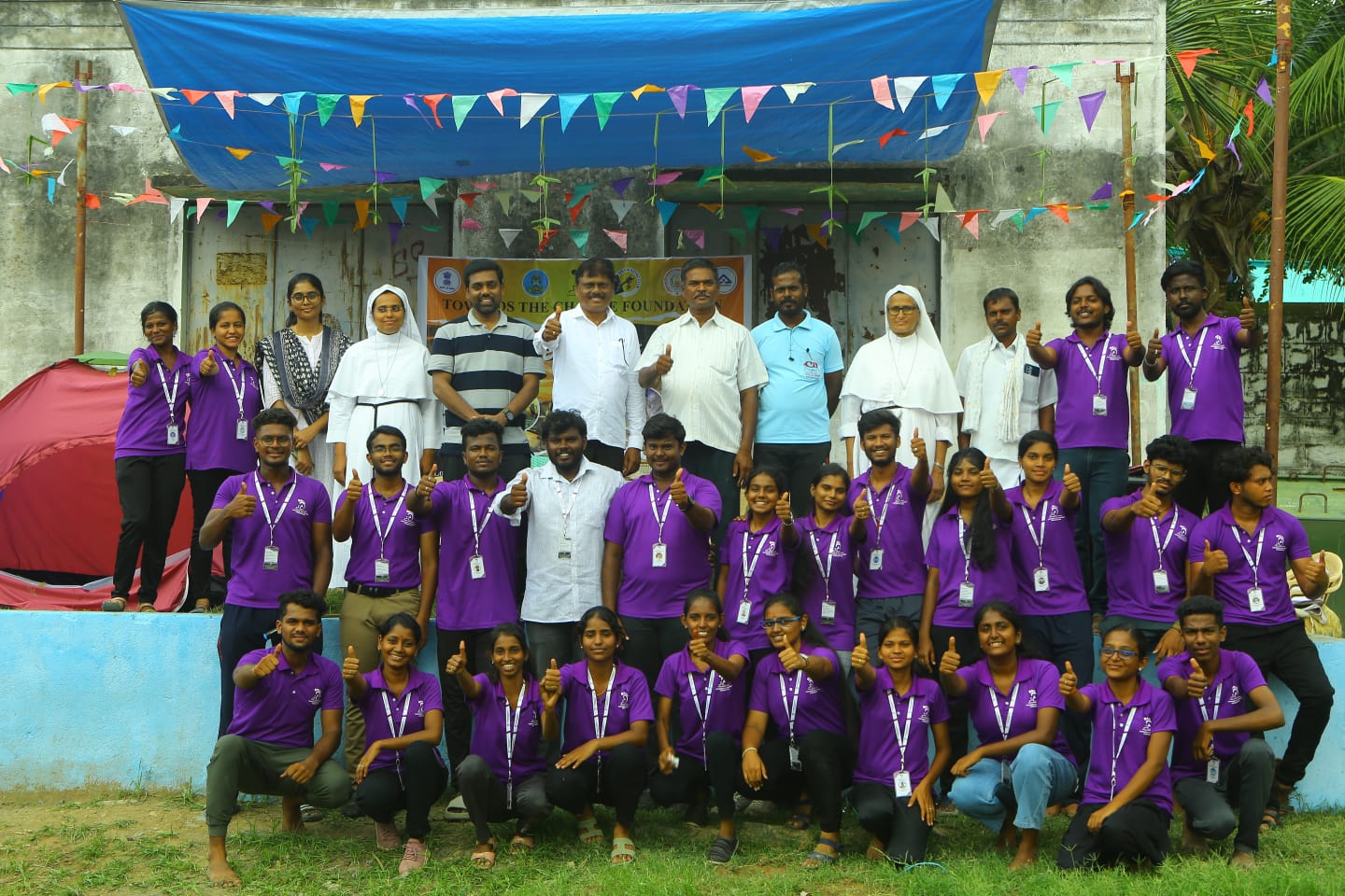 Towards the change Foundation Adventure Camp at Palamalai,Kolathur Block